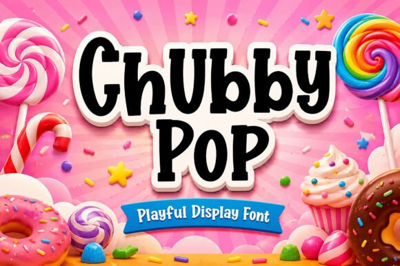 Chubby Pop: A Font That Brings Instant Joy to Your Designs