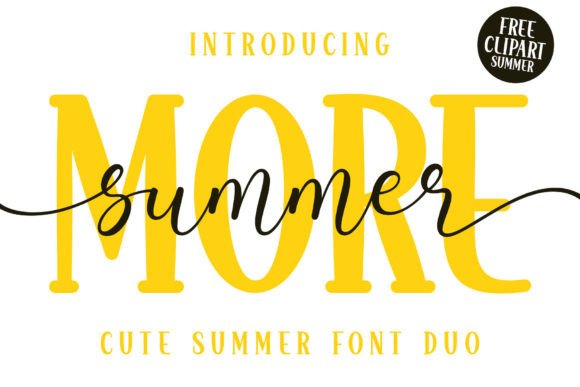 Discover More Summer Duo: A Playful Font for Your Designs