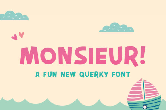Discovering Monsieur: A Quirky Font for Playful Designs