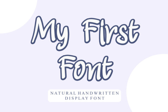 Discovering My First: A Brushed Display Font for Modern Creators