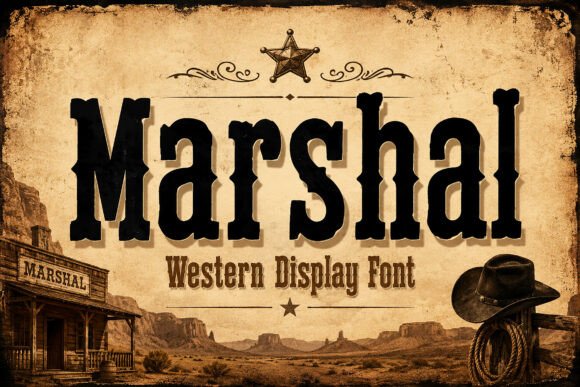 Introducing Marshal: A Western Display Font with Timeless Appeal
