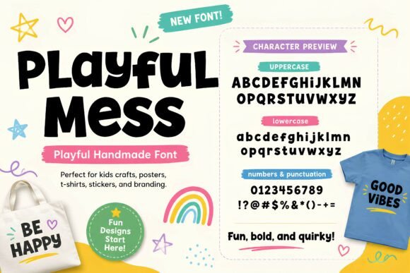 Why Playful Mess is the Go-To Font for Fun and Expressive Designs