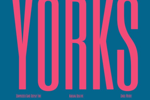 Yorks: A Typeface for Impactful Modern Design